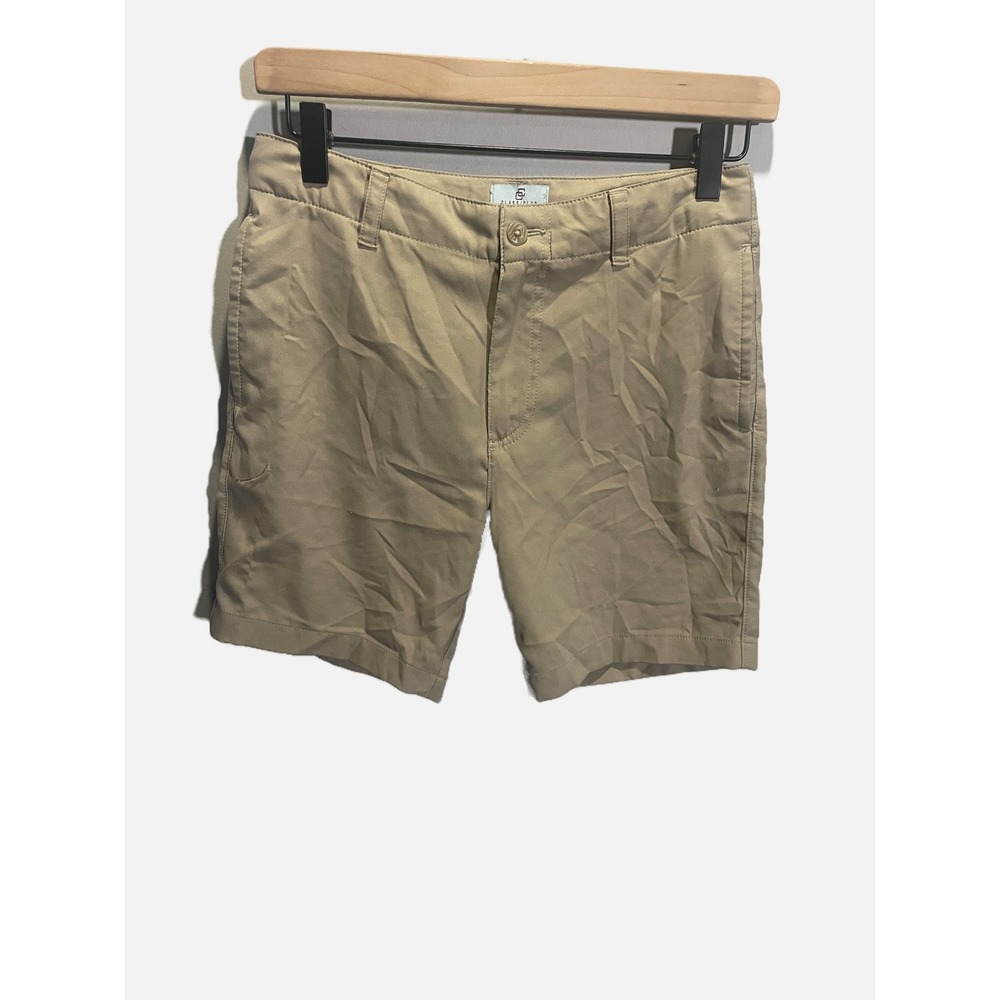 Class Club Chino Shorts Kids 14‎ Khaki Modern Fit Flat Front School Uniform Tan